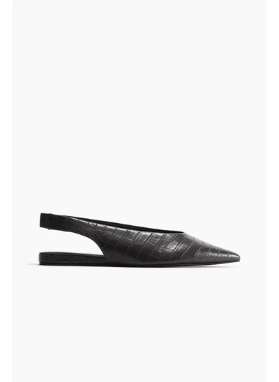 H&M Patent slingbacks