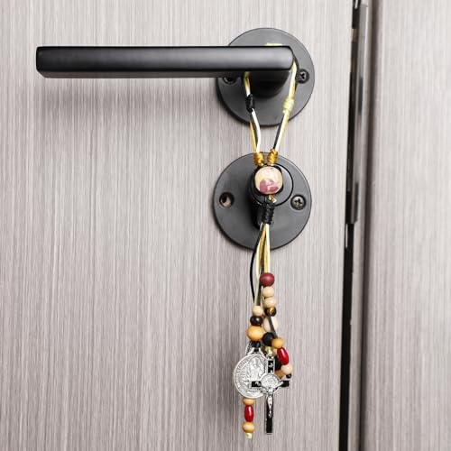 TALPGOD St Benedict Medals for Door with Saint Benedict Prayer Cards Home Protection,St Benedict Crucifix Catholic Gift Set for New Home Door Hanger Decor,Medalla De San Benito,Escapularios Catolicos - Image 4