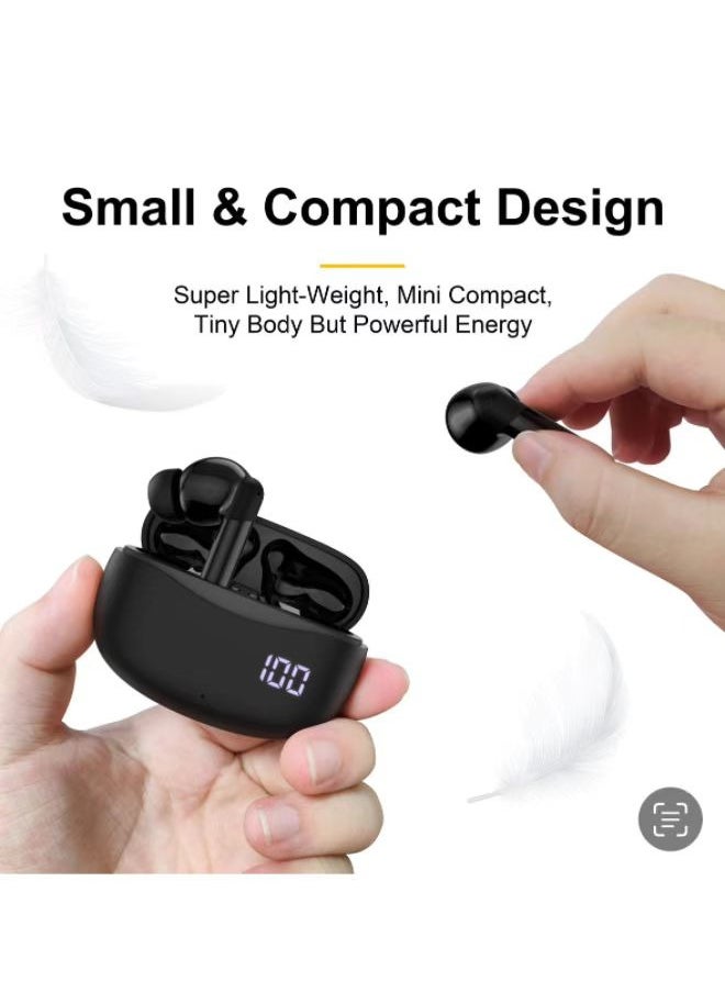 Generic New In-ear Wireless Bluetooth Headphones with Built-in Display, Noise Reduction, and Extended Battery Life for Business Use,Megadeals-ae  - Image 4