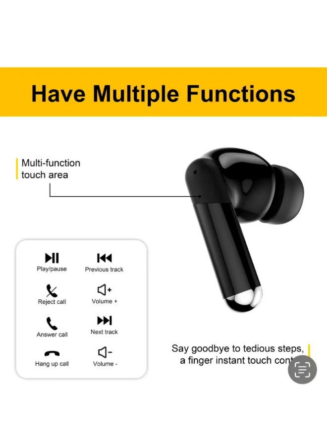 Generic New In-ear Wireless Bluetooth Headphones with Built-in Display, Noise Reduction, and Extended Battery Life for Business Use,Megadeals-ae  - Image 3