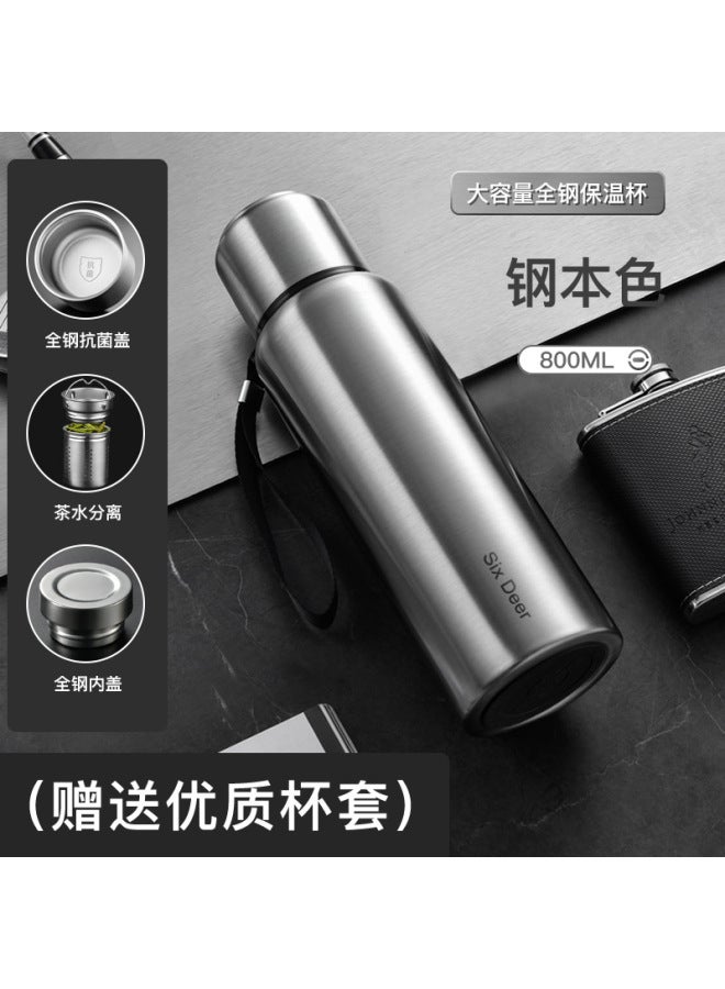 New All-steel 316 Stainless Steel Vacuum Cup Large Capacity Portable Men's Tea Cup Sports Kettle Water Cup