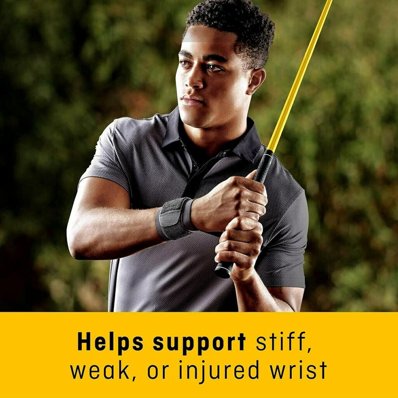 فوتورو دعامة معصم Sport Wrap Around قابلة للتعديل، 1 وحدة/عبوة | لون أسود | 46378ENR | تدعم المعصم المتصلب أو الضعيف أو المصاب | دعم معتدل | دعامة معصم - Image 4