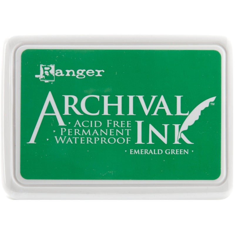Ranger Archival Ink Pad 0 Emerald Green