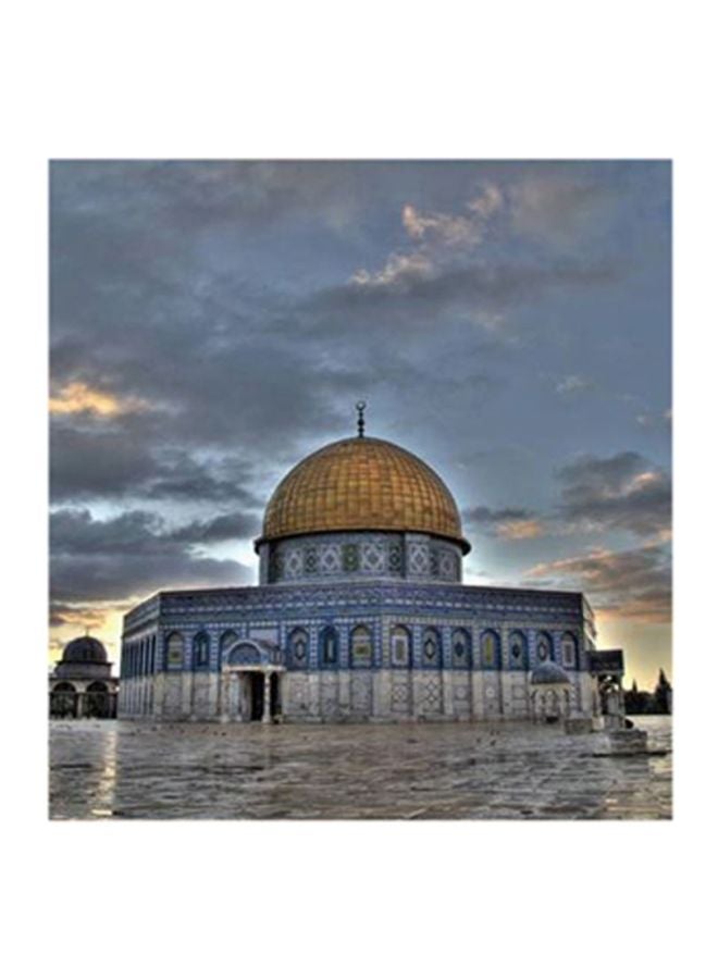 RYN Al Aqsa MDF Wall Painting Multicolour 30x30centimeter - Image 1