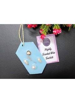 Candle Nest The Candle Nest Wax Sachet For Home Office Cabinets Handbags Cars Handmade Air Freshener Aromatic Sachets Flavored Ocean Breeze Wax Sachet Blue 
