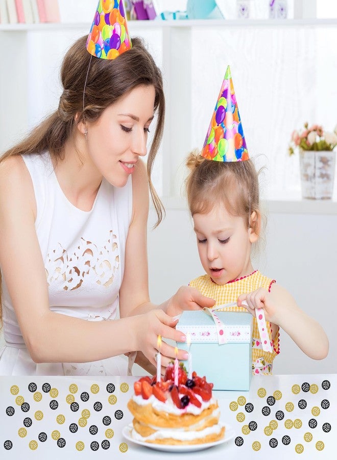 INNORU Volleyball Birthday Confetti Glitter, Baby Shower Table Decor, Gender Reveal Scatter Confetti, Sport Themed Birthday Table Decorations, 120pcs - Image 5