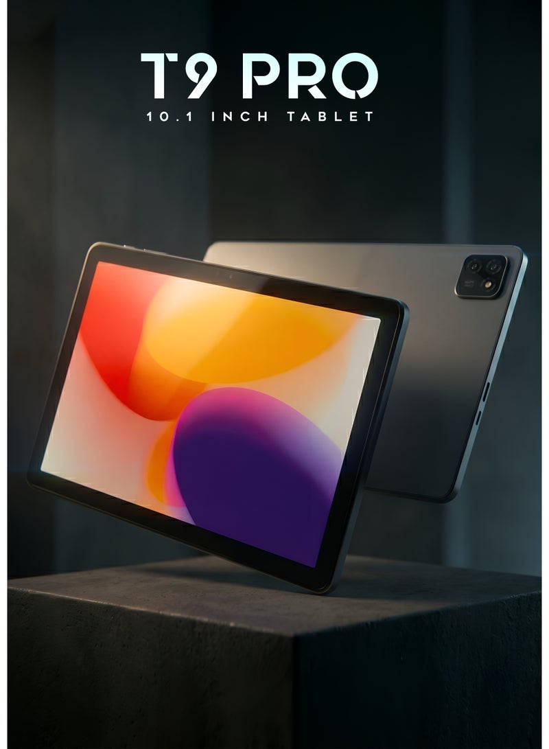 G-Tab T9 Pro Tablet 10.1 Inch Android 15 | 12GB RAM 128GB Storage | IPS Display 5G WiFi Bluetooth 5.0 | Dual Speakers | With Keyboard Mouse & Touch Pen-Gray Tablet - Image 2