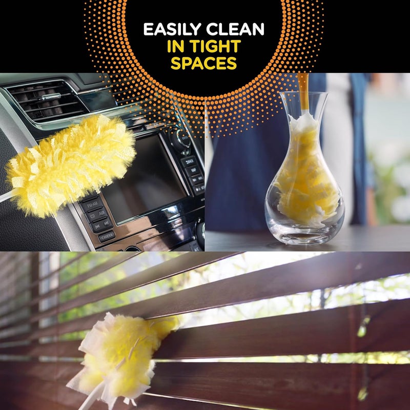 Swiffer Dusters Heavy Duty Starter Kit with 4 Refills and 6ft Extender Handle - Image 4