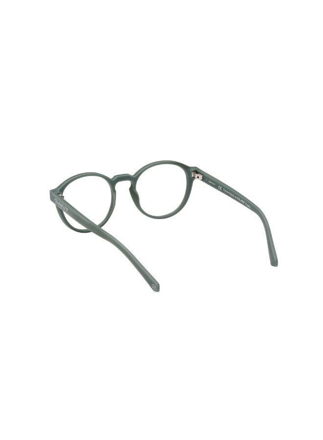 GANT Ga3282 Round Injected Frames For Men Size 50, Matte Dark Green - Image 3