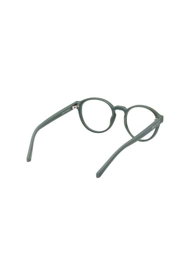 GANT Ga3282 Round Injected Frames For Men Size 50, Matte Dark Green - Image 5