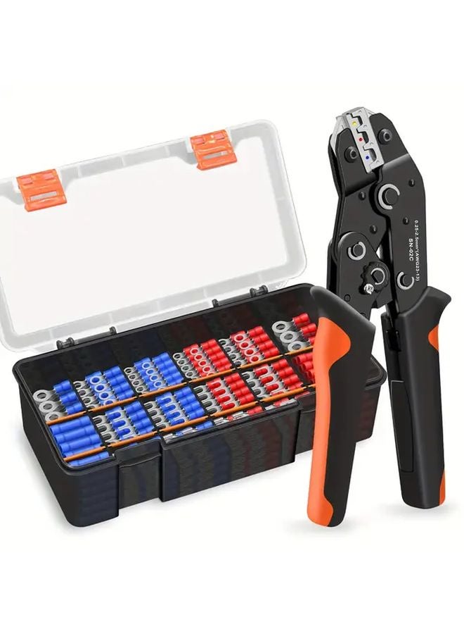 SN 02C 460PCS Tool Kit With Crimping Tool And 17 Types Of Terminals And Cable Connectors - Image 1