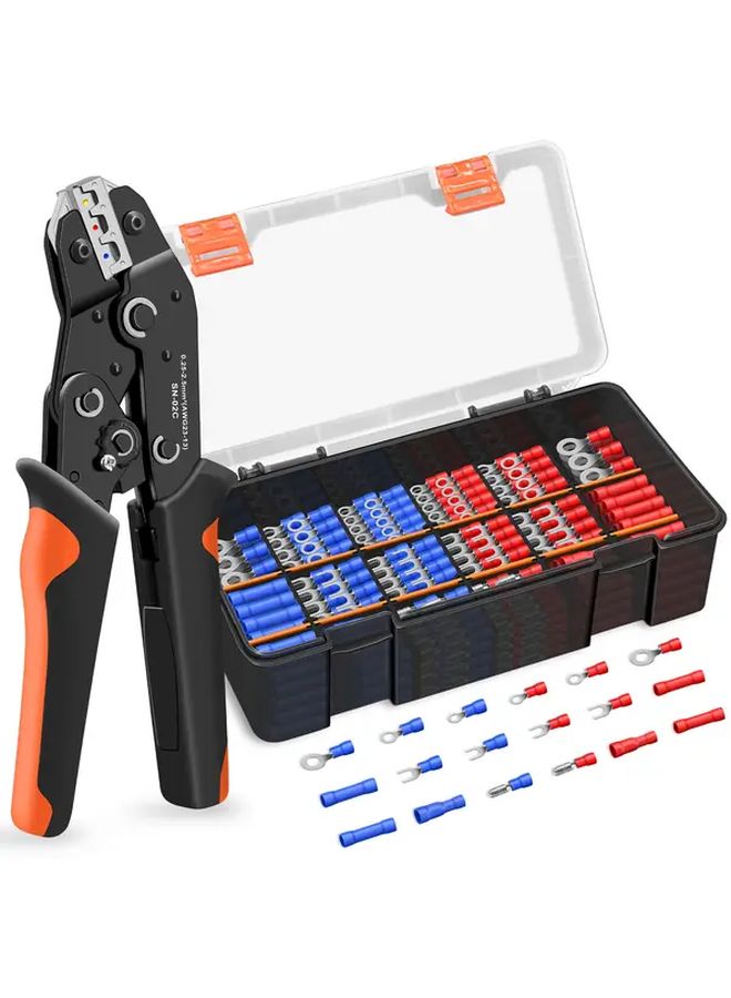 SN 02C 460PCS Tool Kit With Crimping Tool And 17 Types Of Terminals And Cable Connectors - Image 2