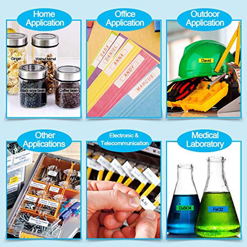 Absonic 2-Pack Compatible for LK-6WBN SS24KW LC-6WBN9 LK 24mm 0.94" Black on White Label Tape Cartridge Refills for LabelWorks LW600P LW700 LW900 LW1000P Label Maker, 1" x 26' - Image 5