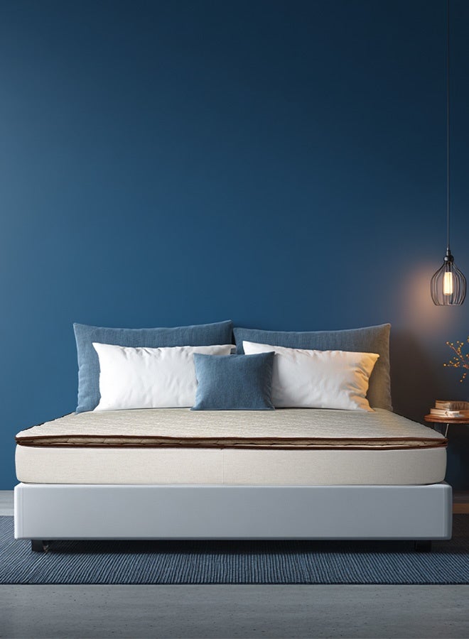 Sleepwell مرتبة سليب ويل التنفيذية بزنبرك جيب | رغوة ريسيتك الناعمة | مرتبة زنبرك جيب | مرتبة طبية | تقنية نيم فريش | حجم مفرد 200L x 90W x 25H سم | تجربة لمدة 10 ليالٍ - Image 1