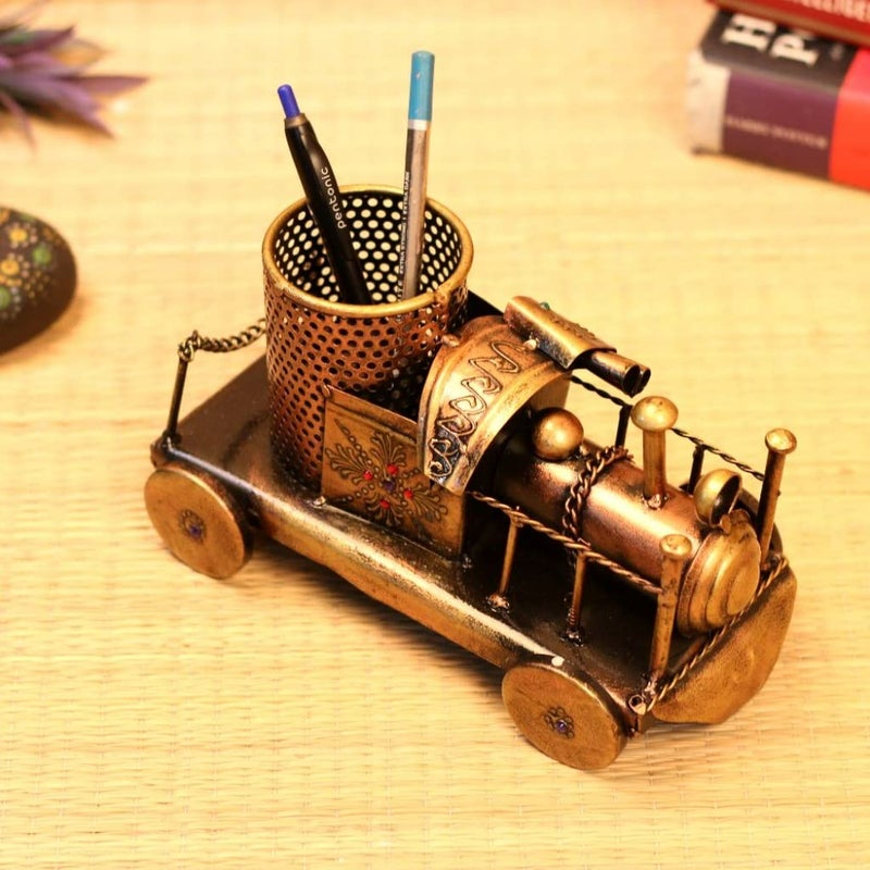 Sangariya Udhyog Train Engine Transport Decor Showpiece for Table Decor Antique Showpiece Home Decorative Item Unique Design for Table Decoration Home and Office Decoration  - Image 5
