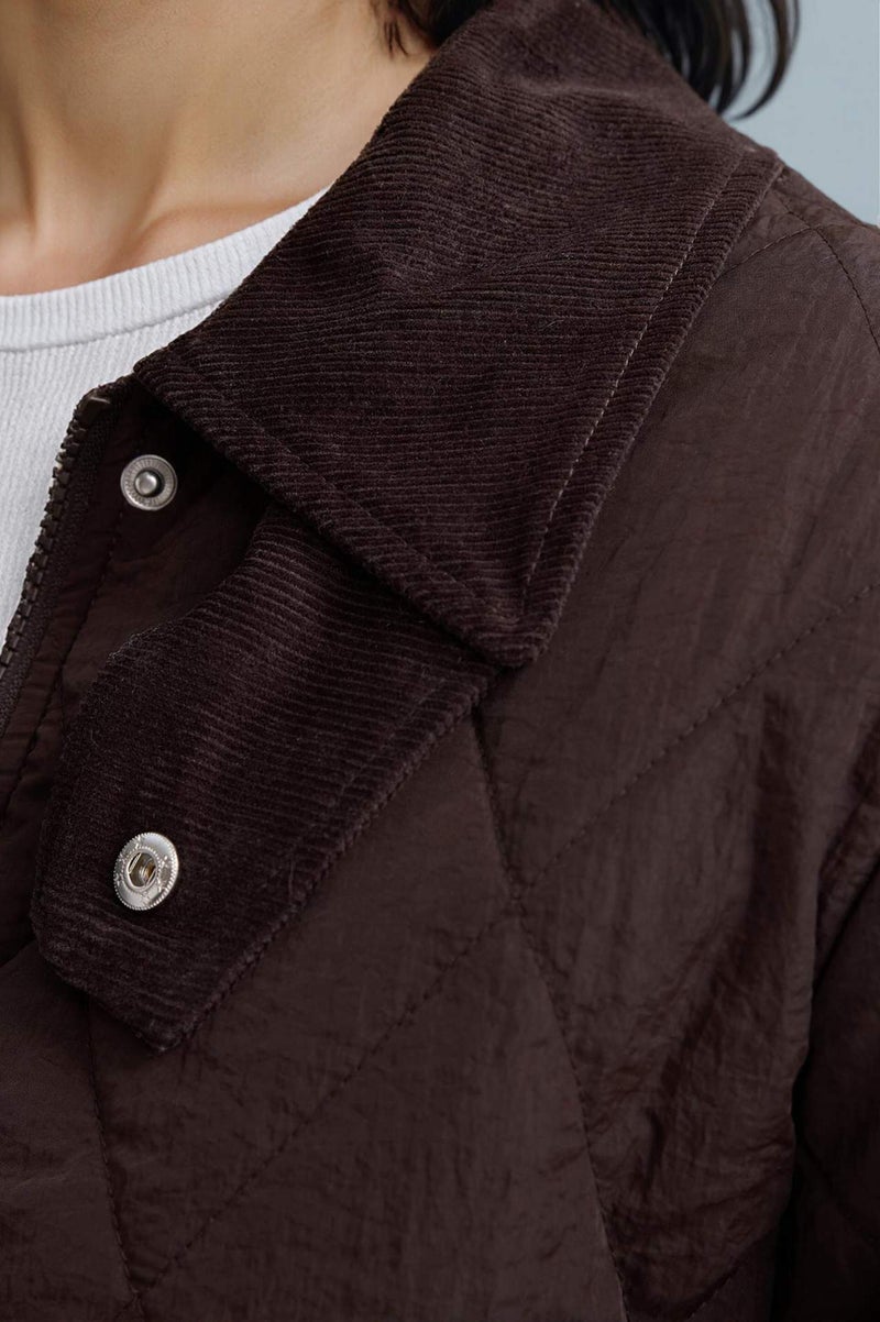 DeFacto Waterproof Regular Fit Polo Collar Pocketed Puffer Jacket - Image 4