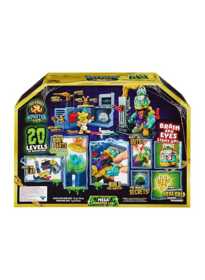 Treasure X Monster Gold Glow in The Dark Mega Monster Lab, 20 Levels of Adventure, Find Guaranteed Real Gold Dipped Treasure! - Image 3