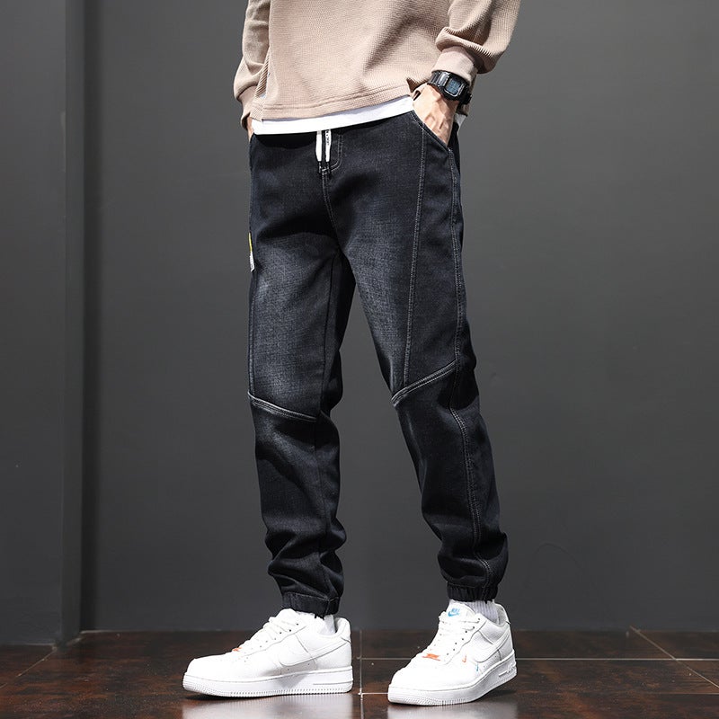 Unisex Classic Denim Jeans Loose Fit Daily Outdoor Wear - Image 3