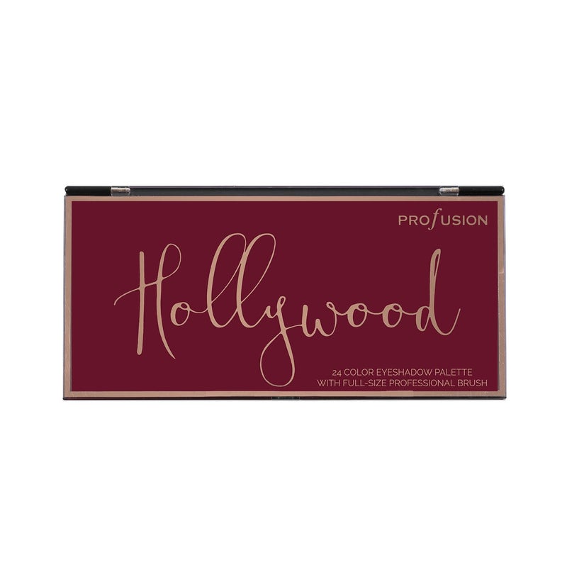 PROFUSION Hollywood 24 Color Eyeshadow Palette With Brush