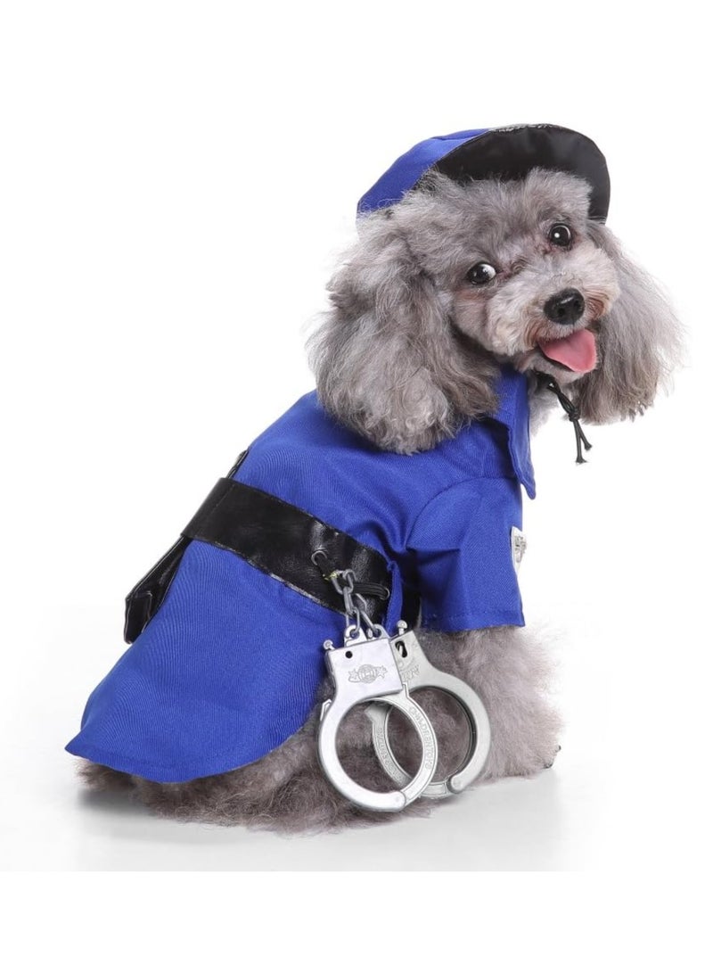 زي شرطة الجرو لعيد الهالوين وعيد الميلاد، ملابس حفلات مضحكة لتجسيد الشخصيات للقطط والكلاب الصغيرة - Image 2