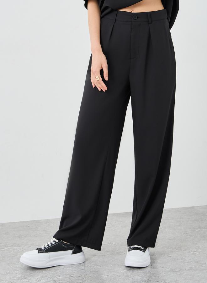 Take Two Styli Solid Pocket Short Sleeve Shirt and Pants Co-Ords - Image 5