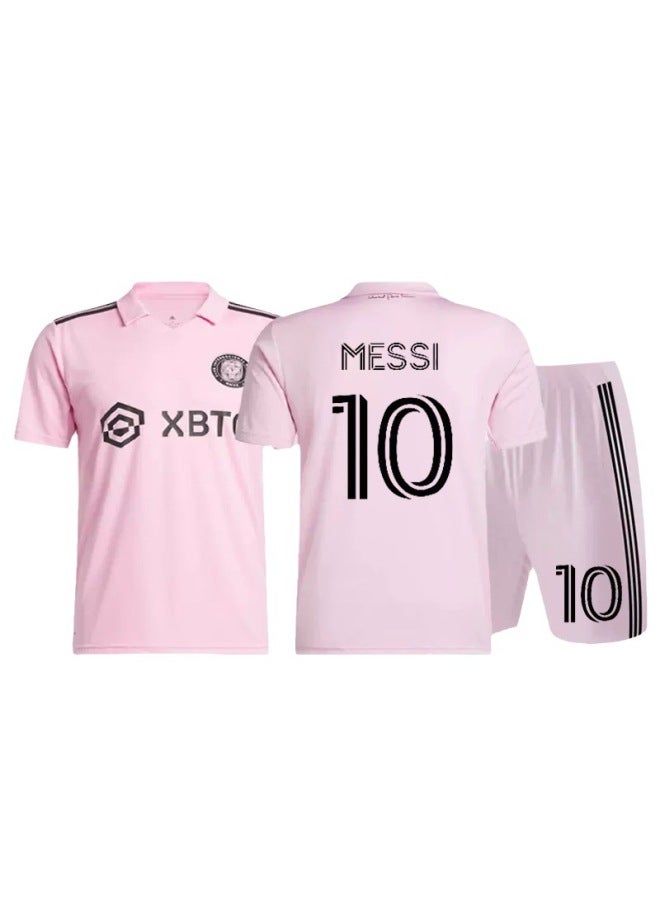 24 Miami International Home Pink -10 Messi Football Jersey - Image 1