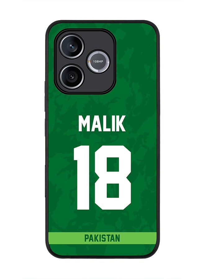 Stylizedd For Honor 600 Lite / 500 Smart / Honor X80i Case,Slim fit Camera Protection, Shockproof Thin Phone cover  - Pakistan Shoaib Malik, Jersey No 18 - Image 1
