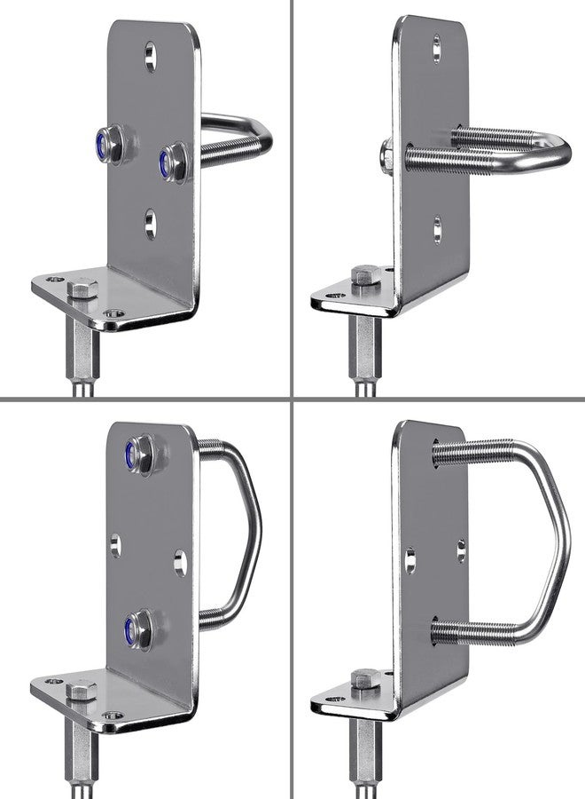 Insaga Multi-Purpose Ground Anchors Screw in, Wider Spiral Earth Anchors, Fully Welded Mobile Home Anchors for Trampolines, Swing Sets, Carports and More, 18'' Set of 4 - Image 4