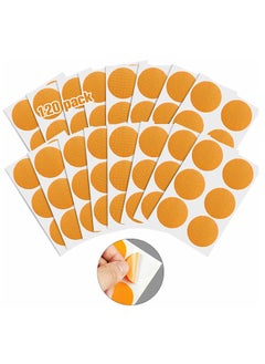120Pack Mosquito Patches Stickers for Kids Adult - Natural Plant Based Ingredients, Deet Free, Orange