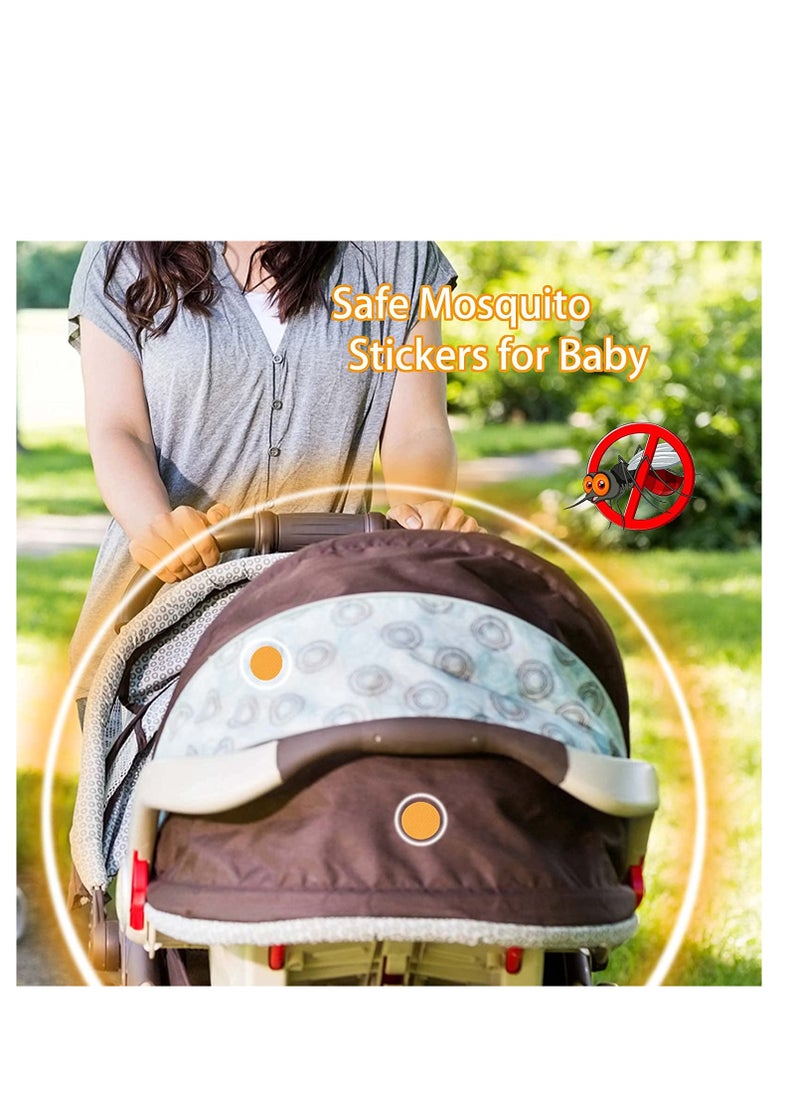 KASTWAVE - 120Pack Mosquito Patches Stickers for Kids Adult - Natural Plant Based Ingredients, Deet Free, Orange - Image 1