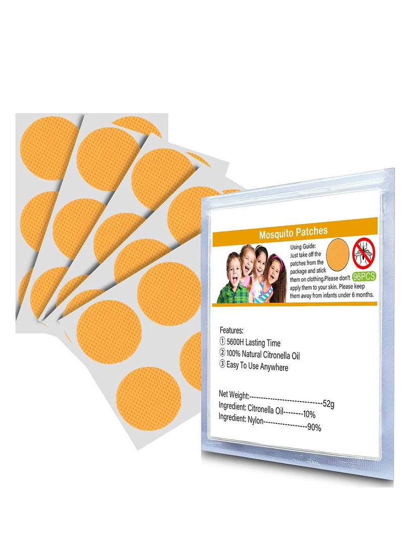 KASTWAVE - 120Pack Mosquito Patches Stickers for Kids Adult - Natural Plant Based Ingredients, Deet Free, Orange - Image 1