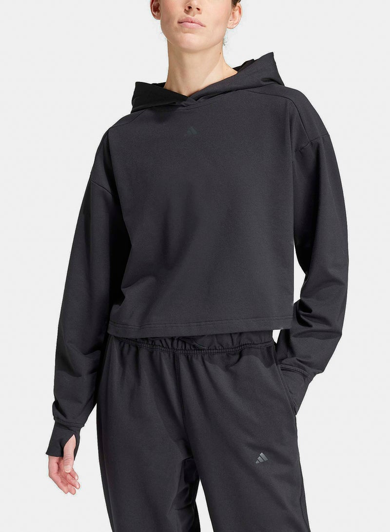 Adidas Primelift Loose Fit Back Ventilation Hoodie - Image 1