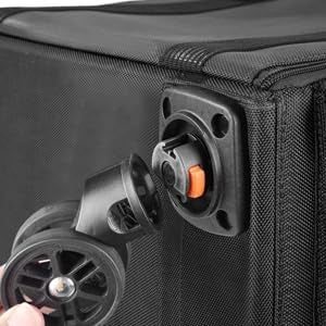 practicalws Professional Vanity for Multi Function Artist Rolling Trolley Makeup Beauty Train Case Cosmetic OrganizerBlack - Image 4