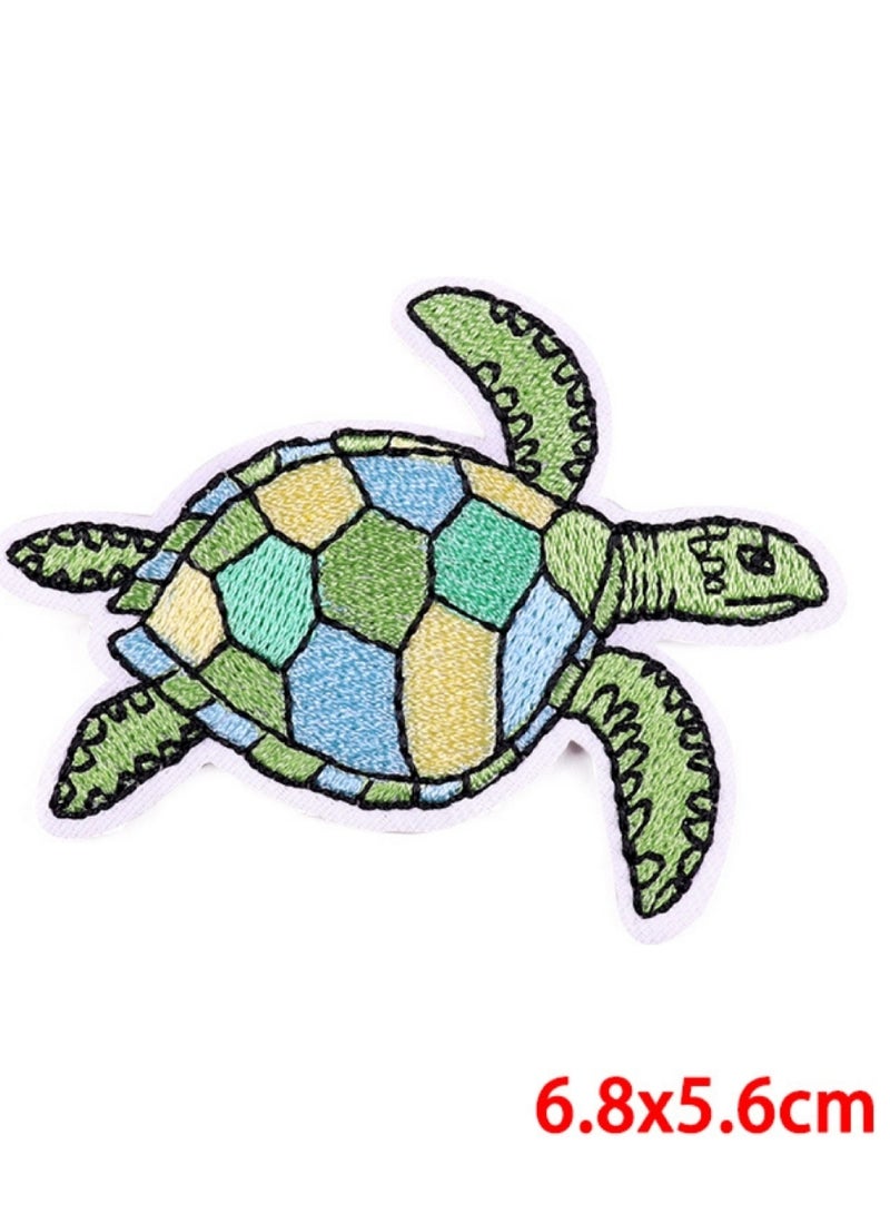 Project Nomad Project Nomad Velcro Hook Patch, Tacti-Cool ANIMALS  Collection, Turtle  for bag/vest, tech gadgets for kids & adults, for school backpack, for pencil case, for gym bag, gift for men/women 6.8x5.6 - Image 1