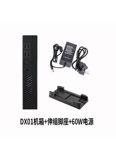 Generic SKTC new DX01 thin half height thin mini itx desktop computer mini case can be hung back VESA Silver 