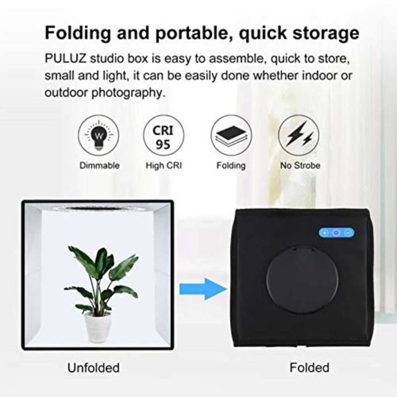 Photography tent box for portable studio use, polyester fabric, 12-color backdrops, lightweight folding design - Image 3