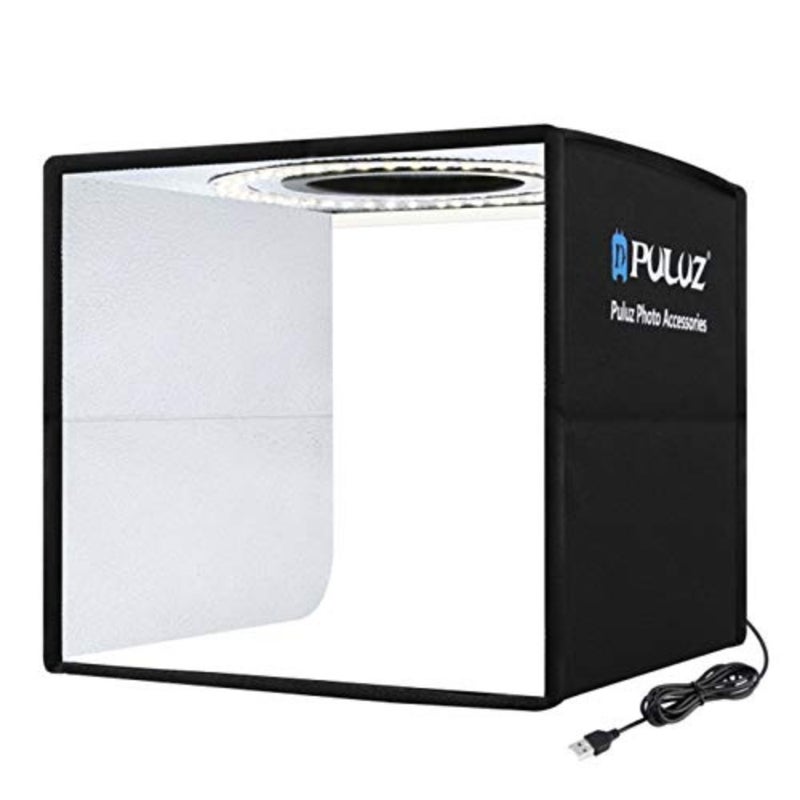 Photography tent box for portable studio use, polyester fabric, 12-color backdrops, lightweight folding design - Image 1