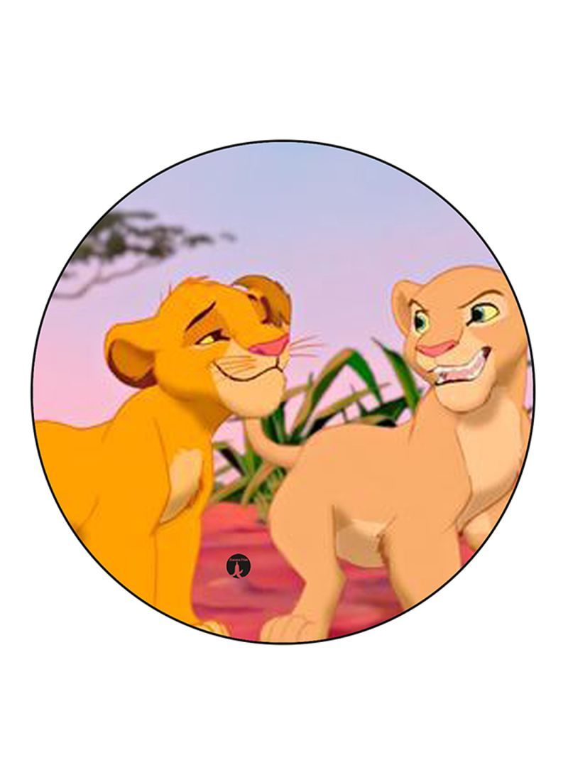 RKN Disney Printed Round Pin Badge Multicolour - Image 1