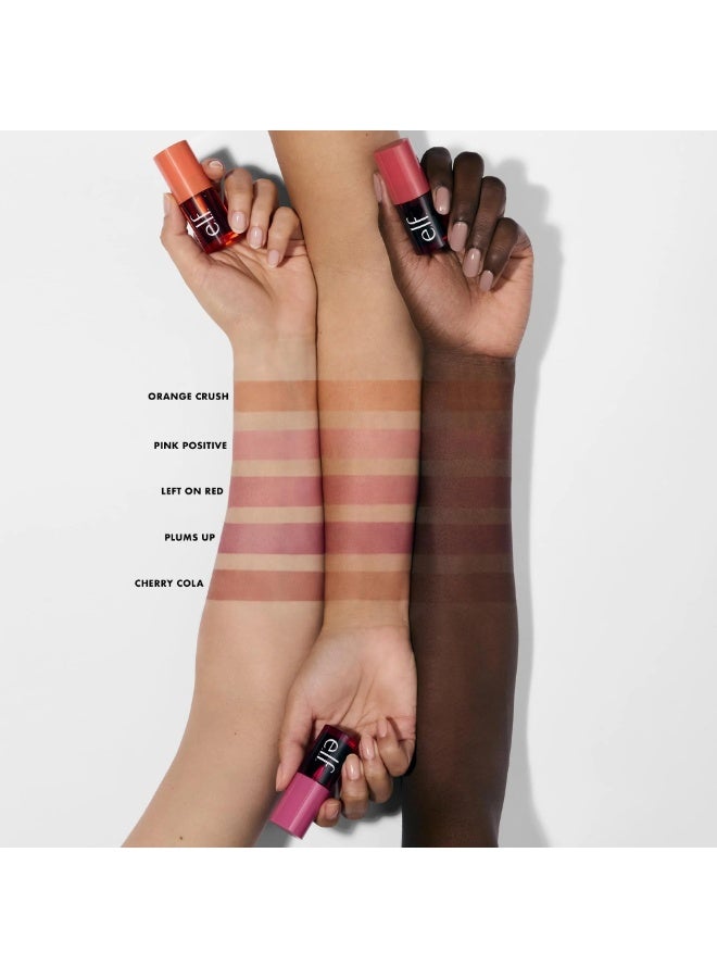 elf Sheer For It Blush Tint - Buildable Stain For Lips + Cheek,Plums Up - Image 4