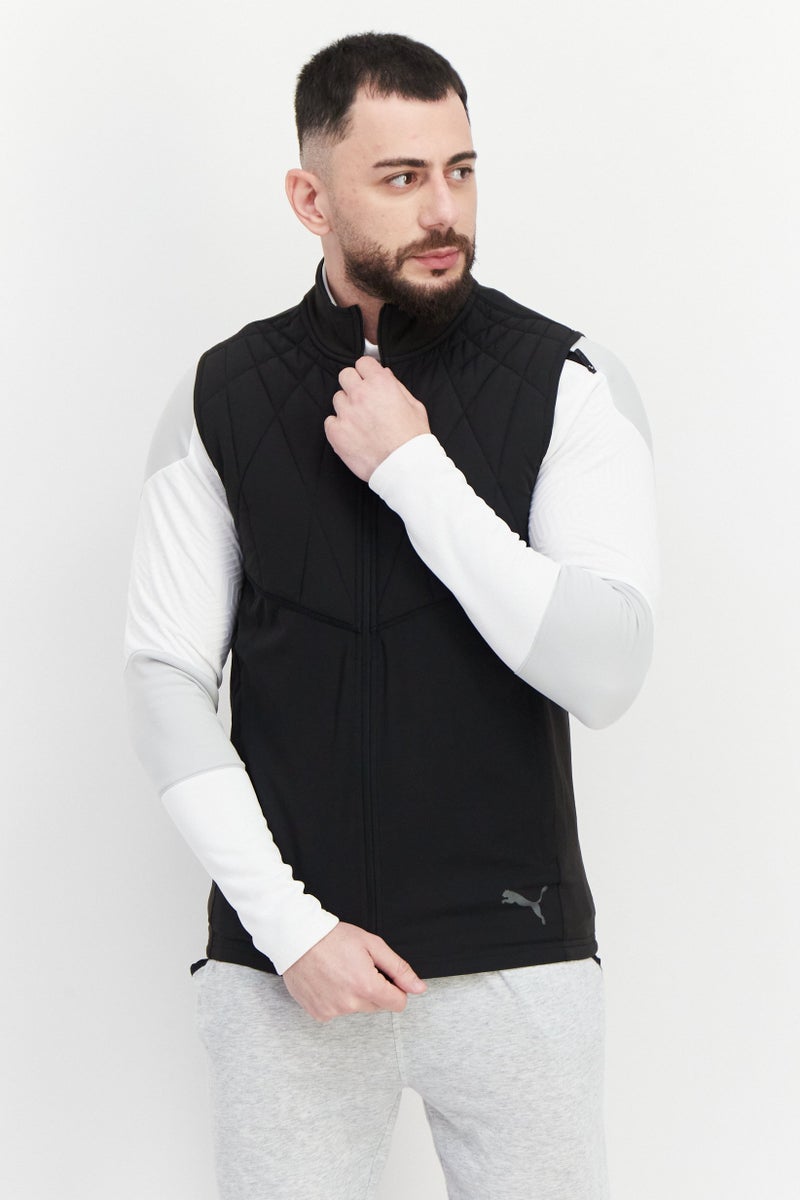 PUMA Men Sportswear Brand Logo Training Vest, Black  - Image 1