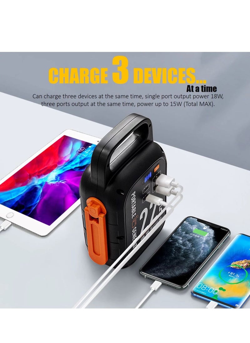 Albawadi Portable Power Bank With LED SOS Flashlight Emergency Battery 22500mAh M60  - Image 5