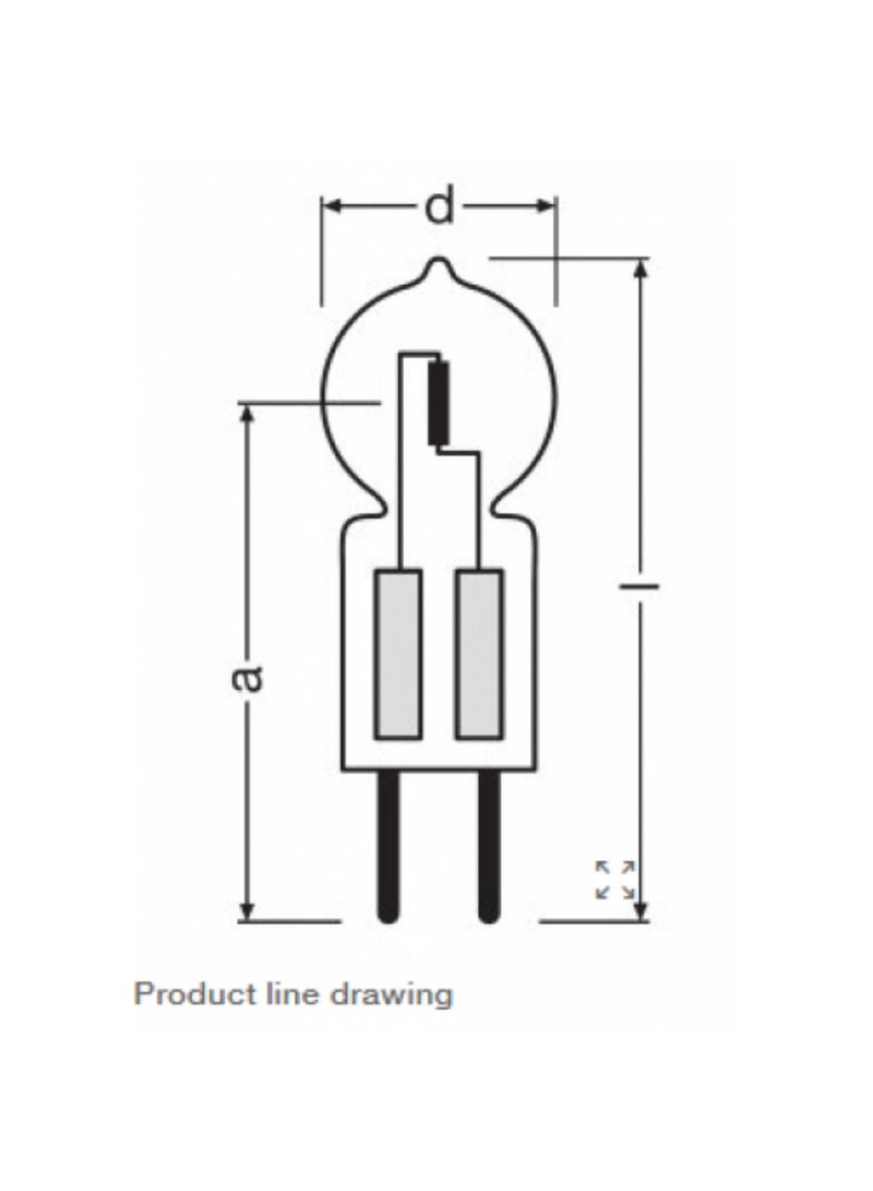 OSRAM Osram 64425 Halogen Capsule Lamp Dimmable Halo Star, G4 20 W, 12 V 320 lm [Energy Class C] - Image 4