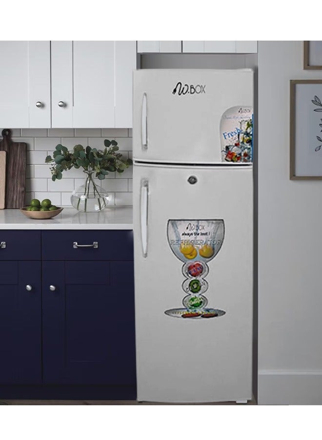 دبليو بوكس ثلاجة بابين - 4.5 قدم - 128 لتر - فضي - WBR138-SL - Image 3