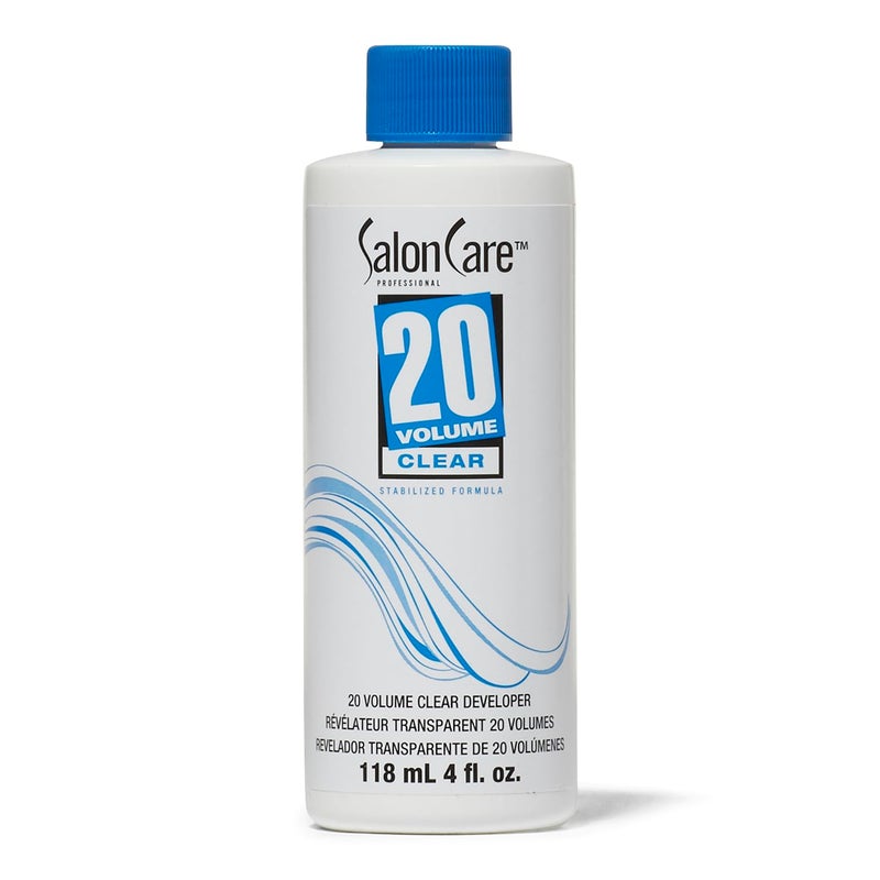 Salon Care 20 Volume Clear Developer Superior Gray Coverage Stabilized Formula for Consistent Predictable Results 4 Ounce