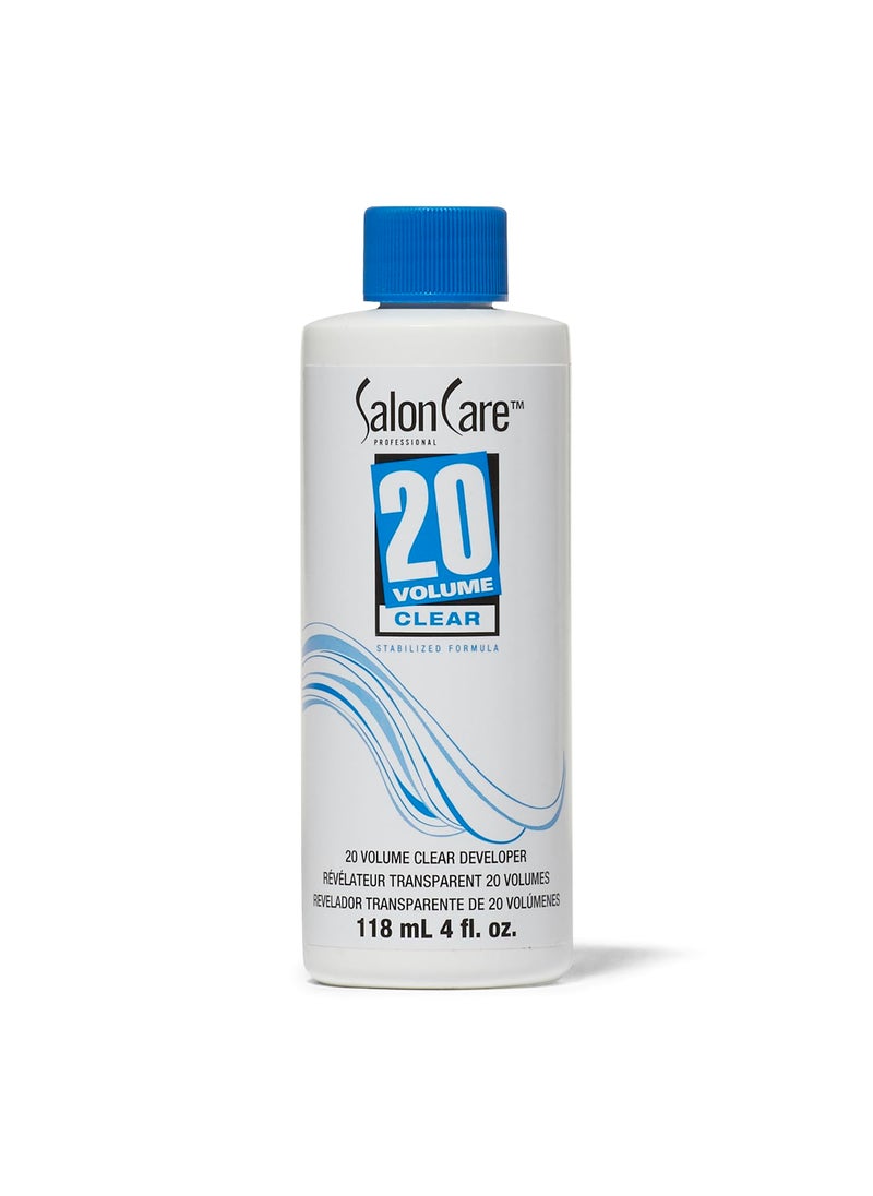Salon Care Salon Care 20 Volume Clear Developer Superior Gray Coverage Stabilized Formula for Consistent Predictable Results 4 Ounce 