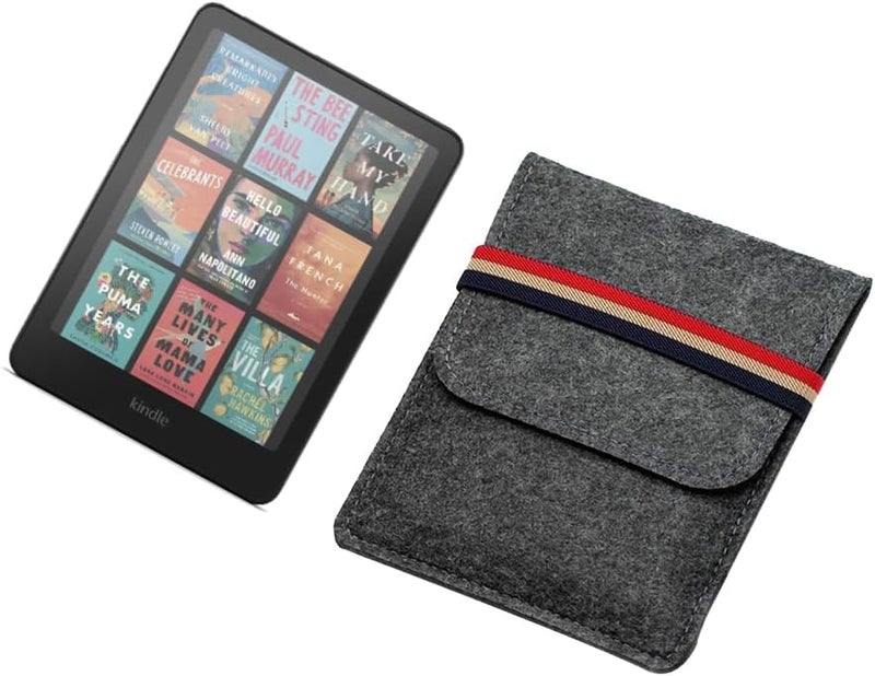 IXUECAT Kobo Clara Colour Sleeve Pouch Case|Felt Cover Also Compatible with 6" Kindle Kids(2024) e-Reader/Kobo Clara BW (2024)/Kobo Clara 2E/Clara HD 6"|Carry Sleeve Bag Fit for 6" Kindle Paperwhite - Image 2