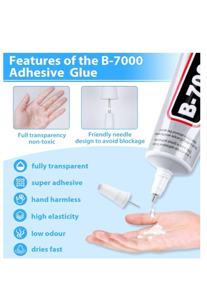 Generic B-7000 Super Glue 118 ml, Industrial-Strength Adhesive for Rhinestones, Crafts, Clothing, Shoes, Fabric, Jewelry, Electronics, Wood, Rubber, Leather.  - Image 4
