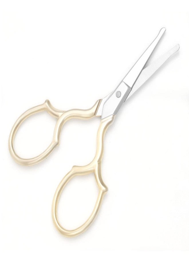Yutoner Embroidery Scissors - Stainless Steel Sharp Sewing Shears for DIY Craft, Art Work, Needlework, Cross Stitch (Gold Safety - 3.7 Inch) - Image 3