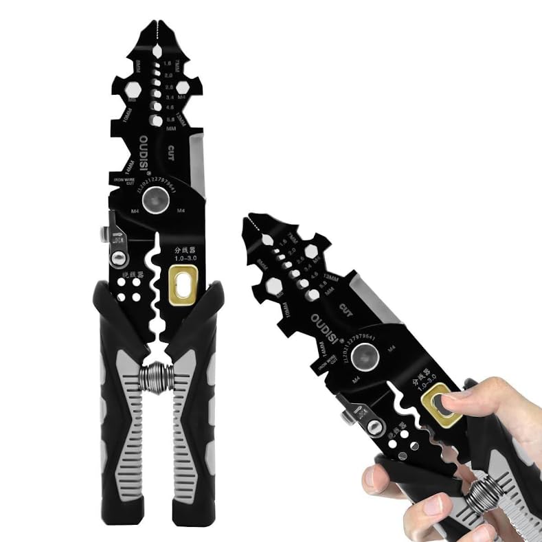 REMICH Wire Stripper 25 in 1 Wire Stripping Tool Multifunctional Hand Tool For Cable Stripper Professional Electrician Pliers Tool For CuttingStrippingShearingClamping - Image 1