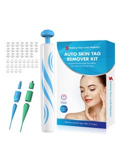 Chicken Eye Wart Remover Skin Tag Remover,Peel Removing and Redundant Pen Painless Remover Pen,Skin Removal Kit Tools with 40 Micro and Regular Bands Easy Device to Remove (2mm-8mm)